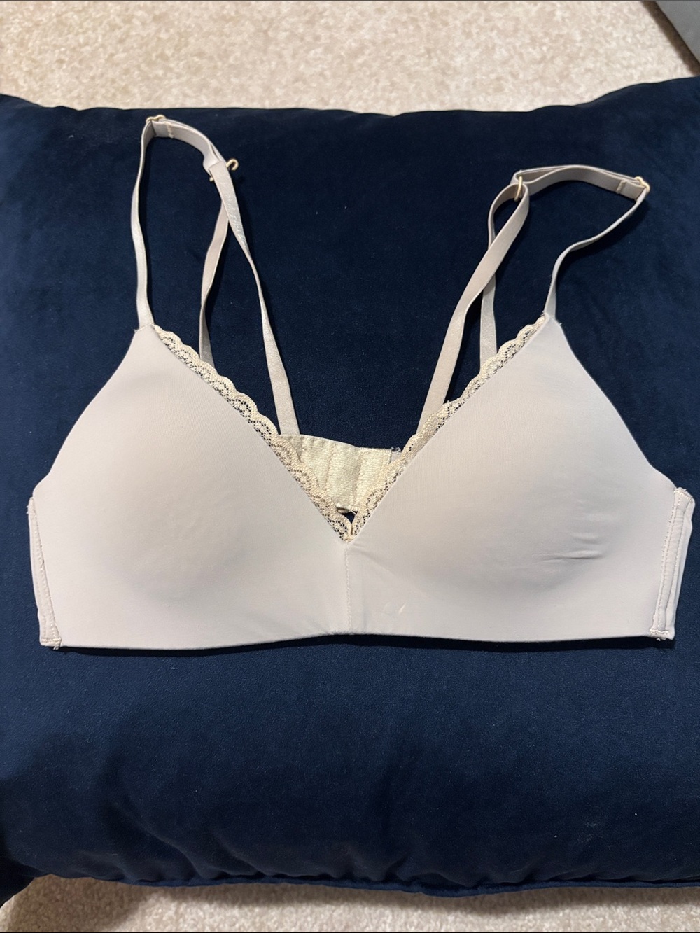 Aerie Soft Lace Trim Wireless Bra